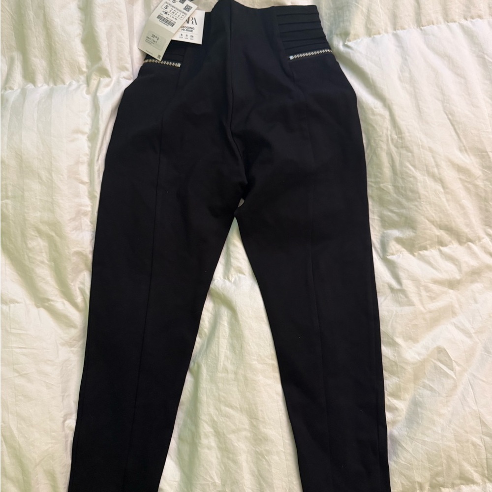 Zara high waisted legging pant TAGS ON